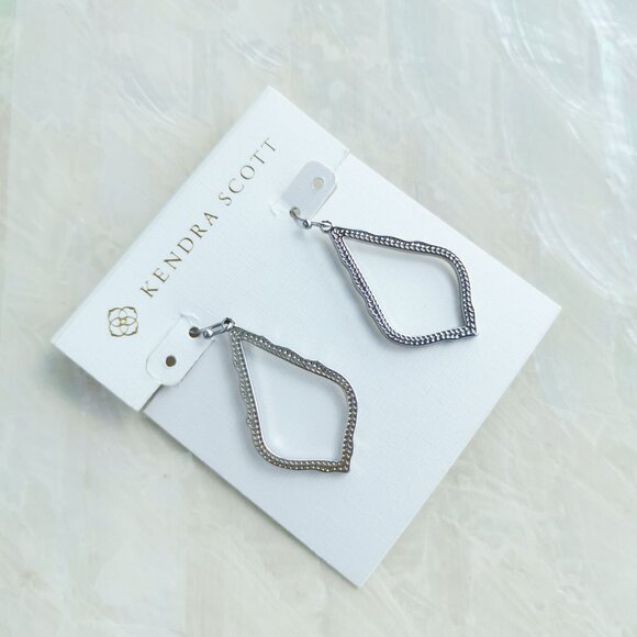 Kendra Scott • Sophia Silver Drop Earrings - Picture 3 of 3